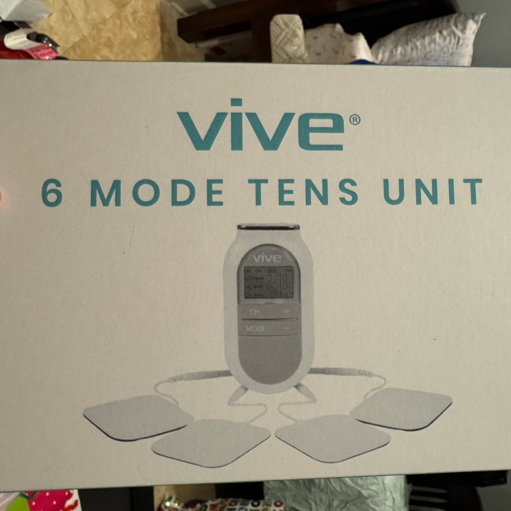 Vive 6-Mode TENS Unit in Teal and White